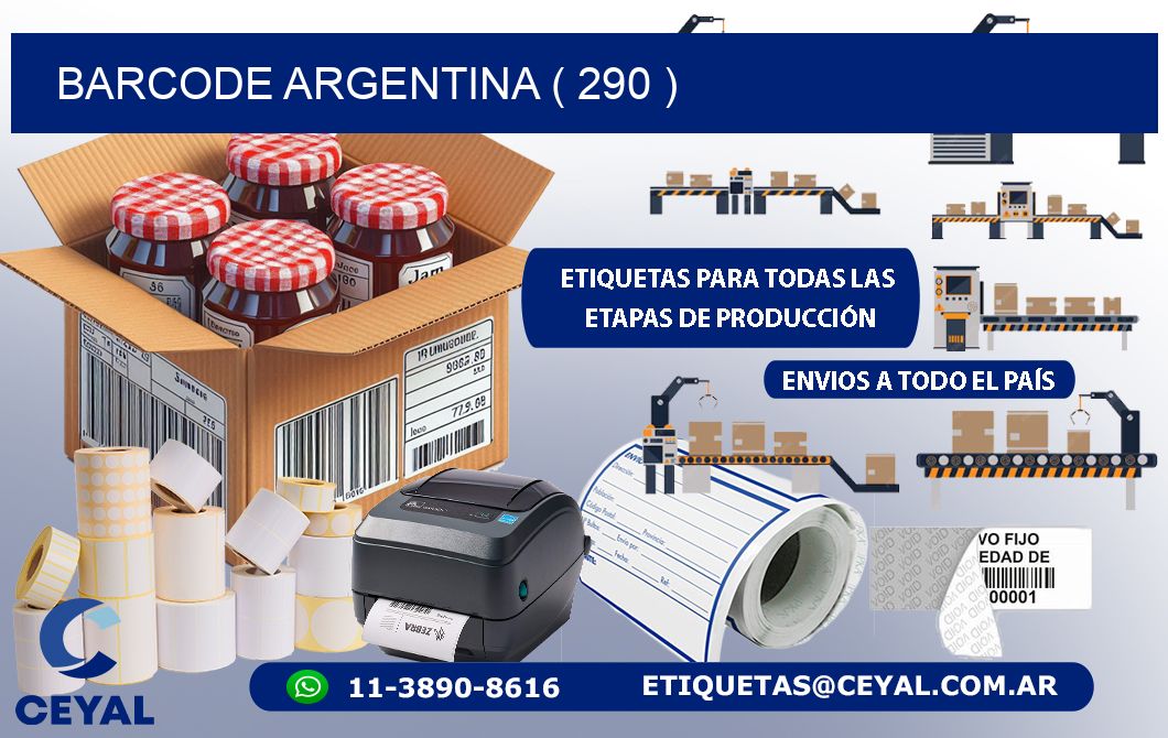BARCODE ARGENTINA ( 290 )