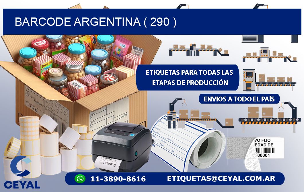 BARCODE ARGENTINA ( 290 )