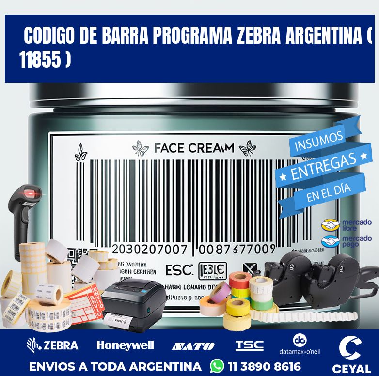CODIGO DE BARRA PROGRAMA ZEBRA ARGENTINA ( 11855 )