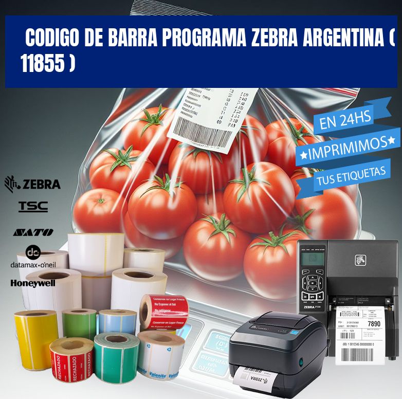 CODIGO DE BARRA PROGRAMA ZEBRA ARGENTINA ( 11855 )