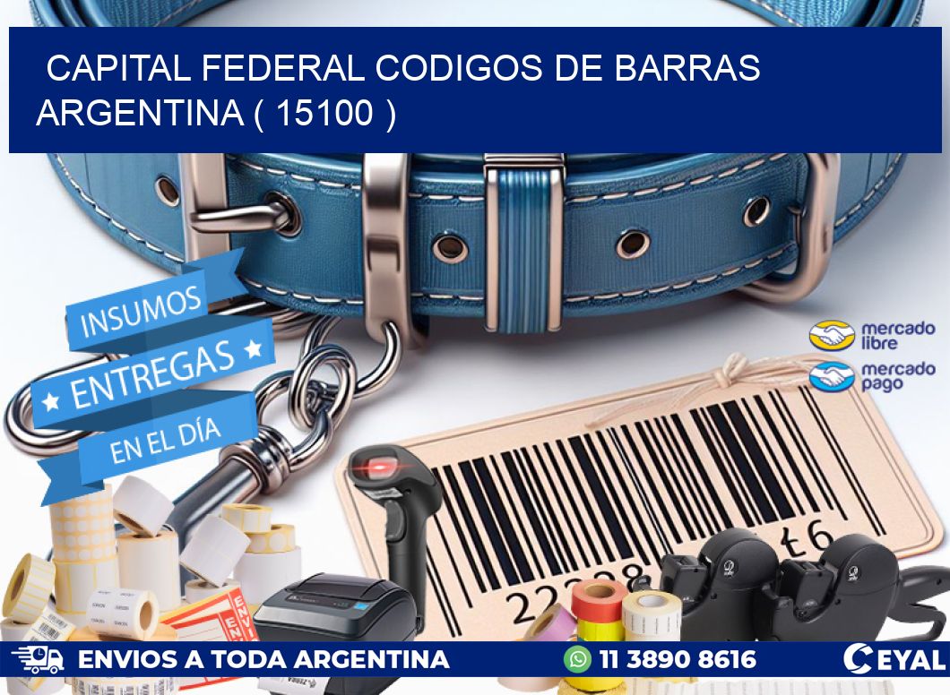 Capital federal codigos de barras argentina ( 15100 )