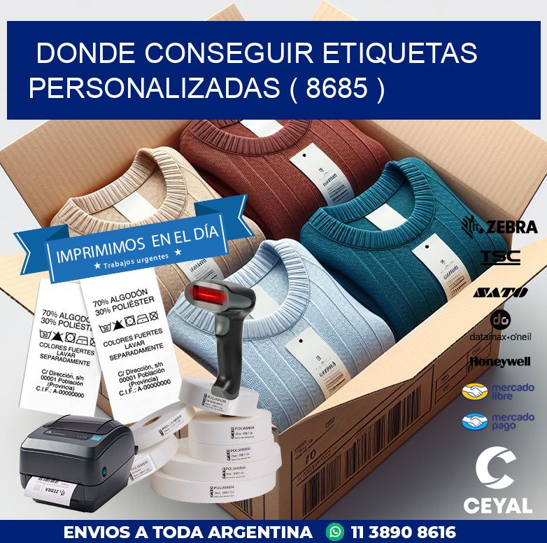 DONDE CONSEGUIR ETIQUETAS PERSONALIZADAS ( 8685 )