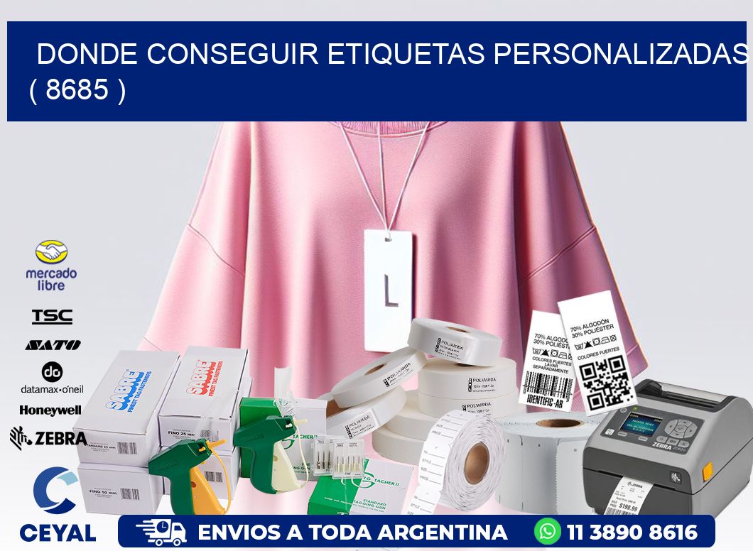 DONDE CONSEGUIR ETIQUETAS PERSONALIZADAS ( 8685 )