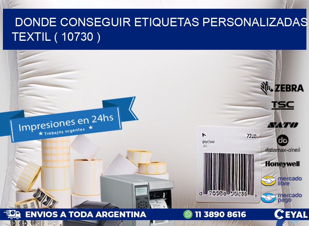 DONDE CONSEGUIR ETIQUETAS PERSONALIZADAS TEXTIL ( 10730 )
