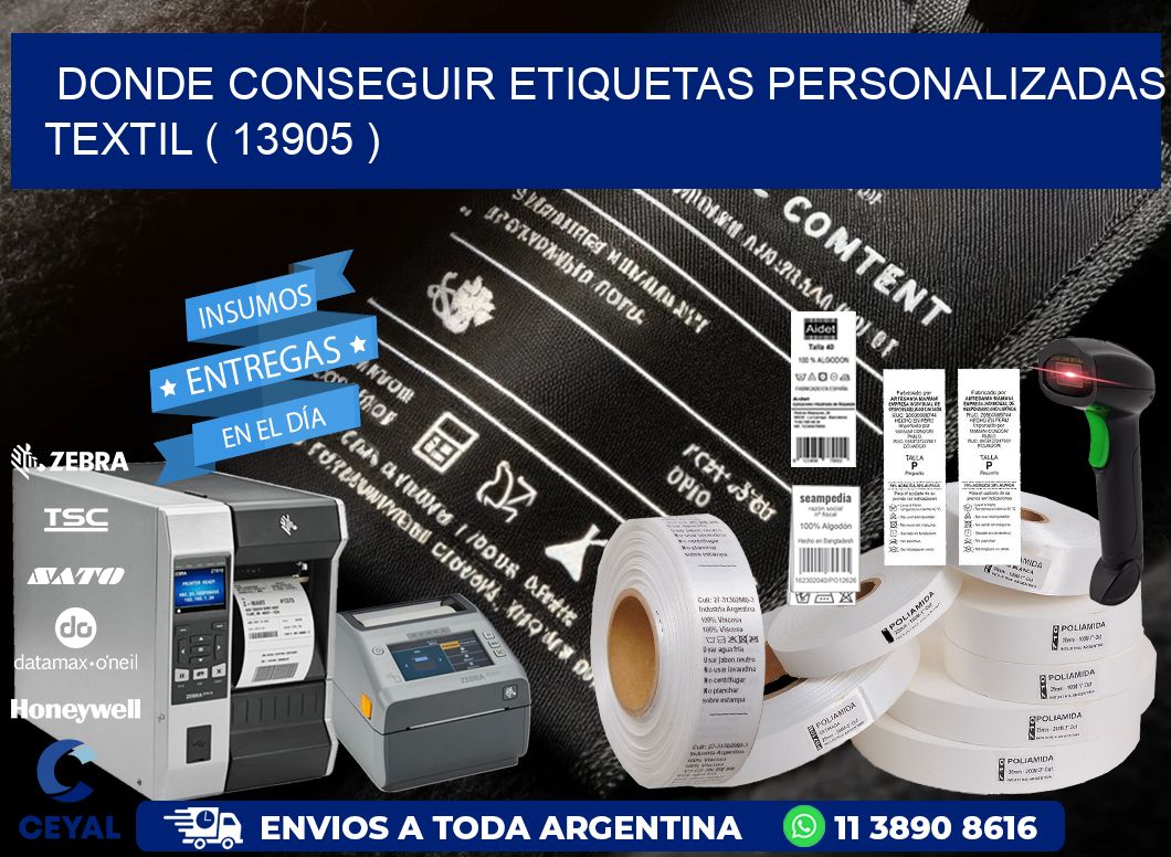 DONDE CONSEGUIR ETIQUETAS PERSONALIZADAS TEXTIL ( 13905 )