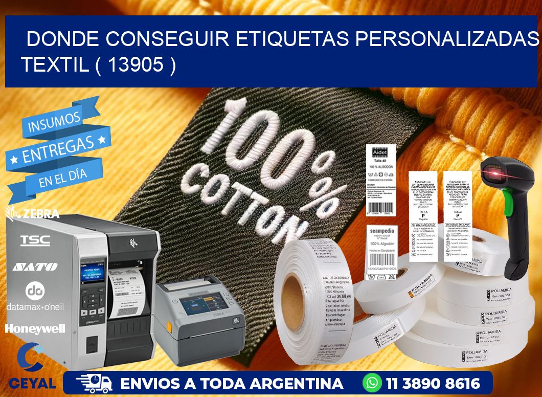 DONDE CONSEGUIR ETIQUETAS PERSONALIZADAS TEXTIL ( 13905 )