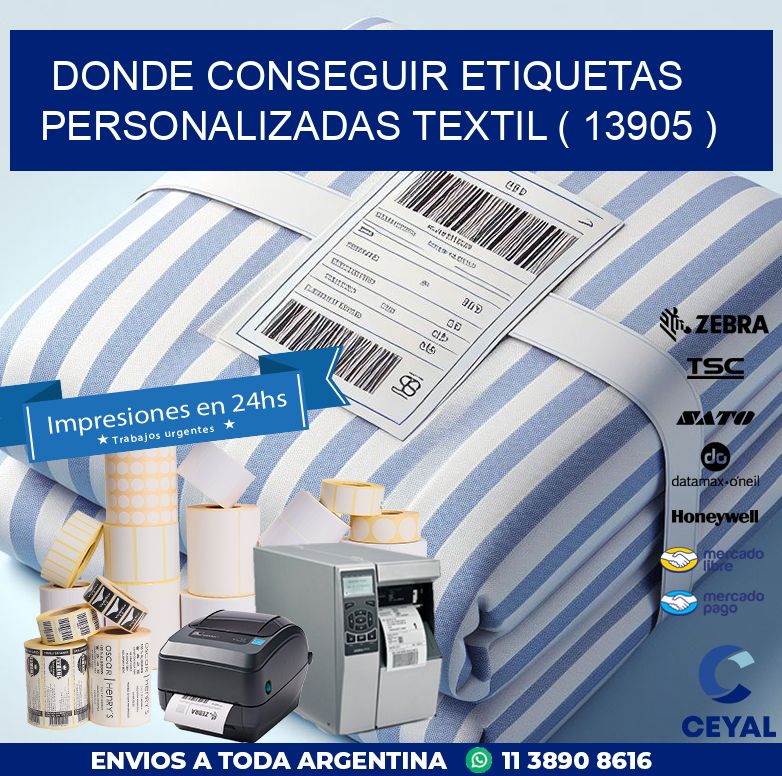 DONDE CONSEGUIR ETIQUETAS PERSONALIZADAS TEXTIL ( 13905 )