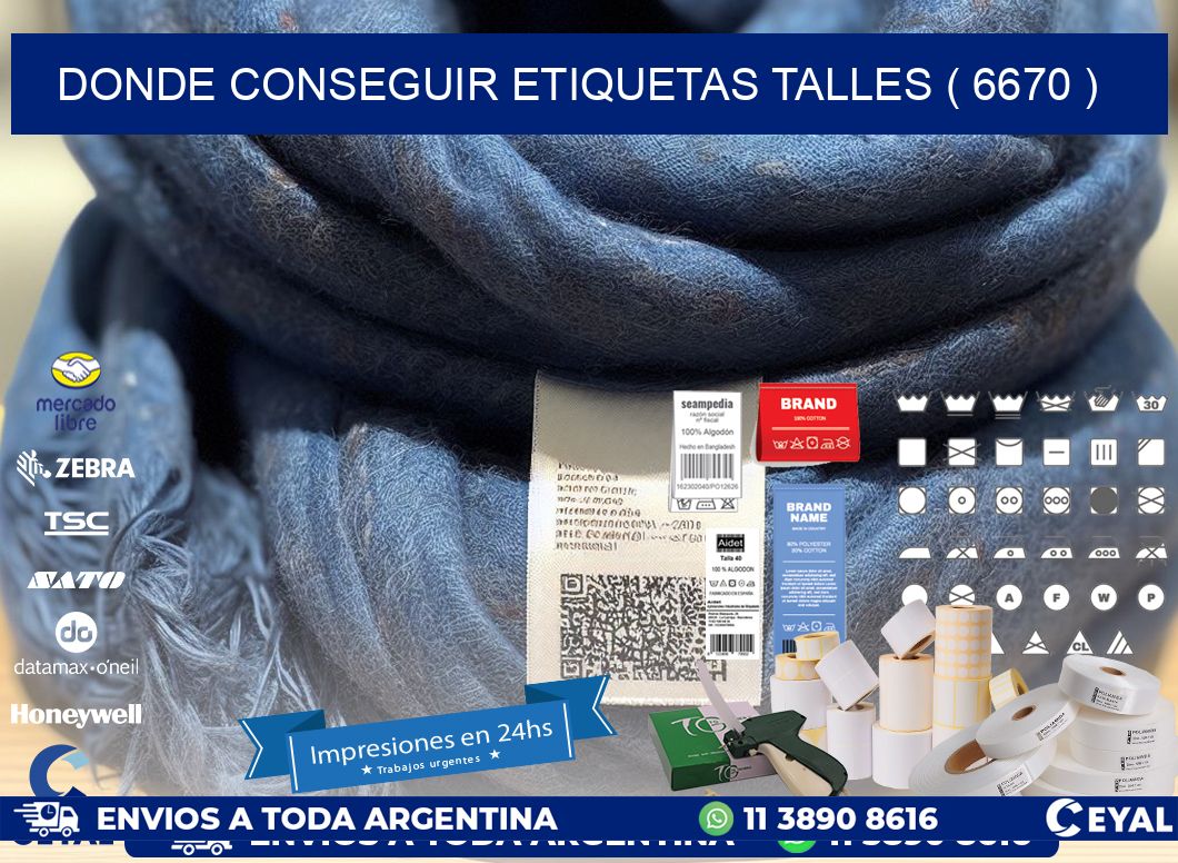 DONDE CONSEGUIR ETIQUETAS TALLES ( 6670 )
