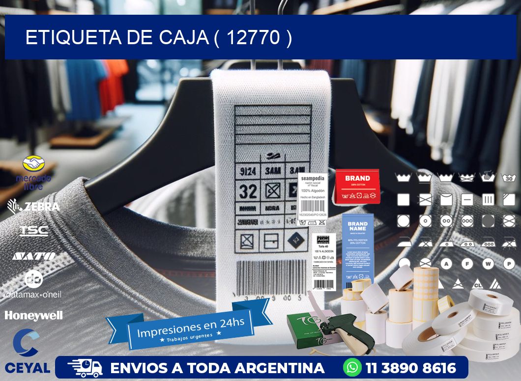 ETIQUETA DE CAJA ( 12770 )