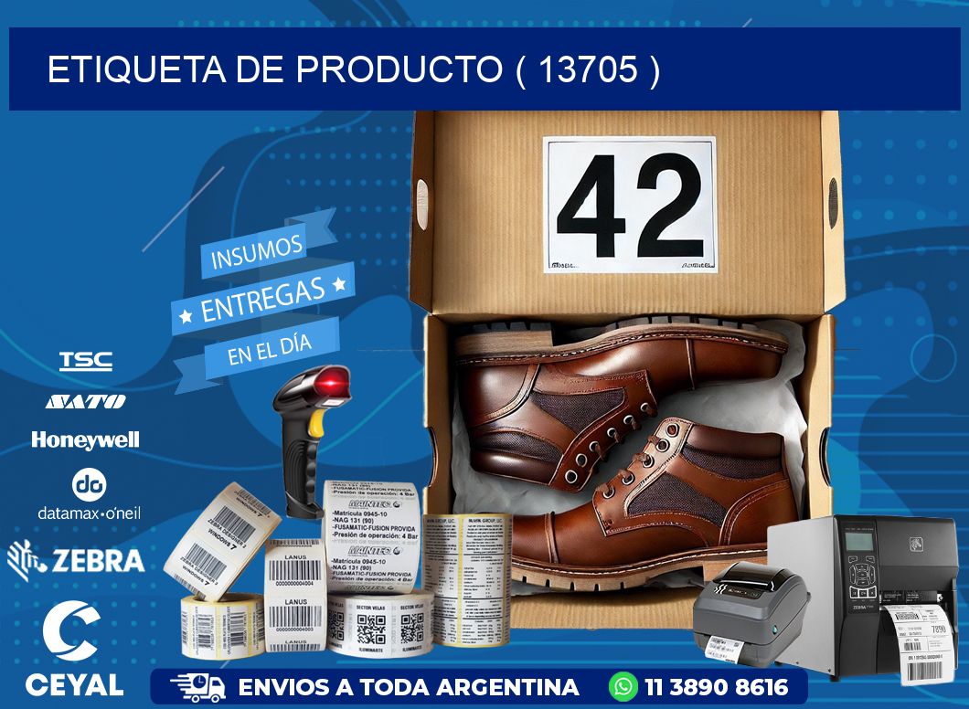 ETIQUETA DE PRODUCTO ( 13705 )