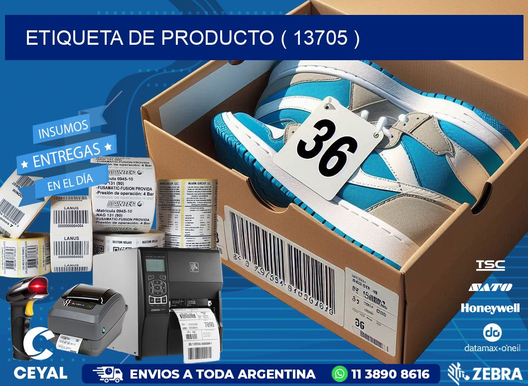 ETIQUETA DE PRODUCTO ( 13705 )