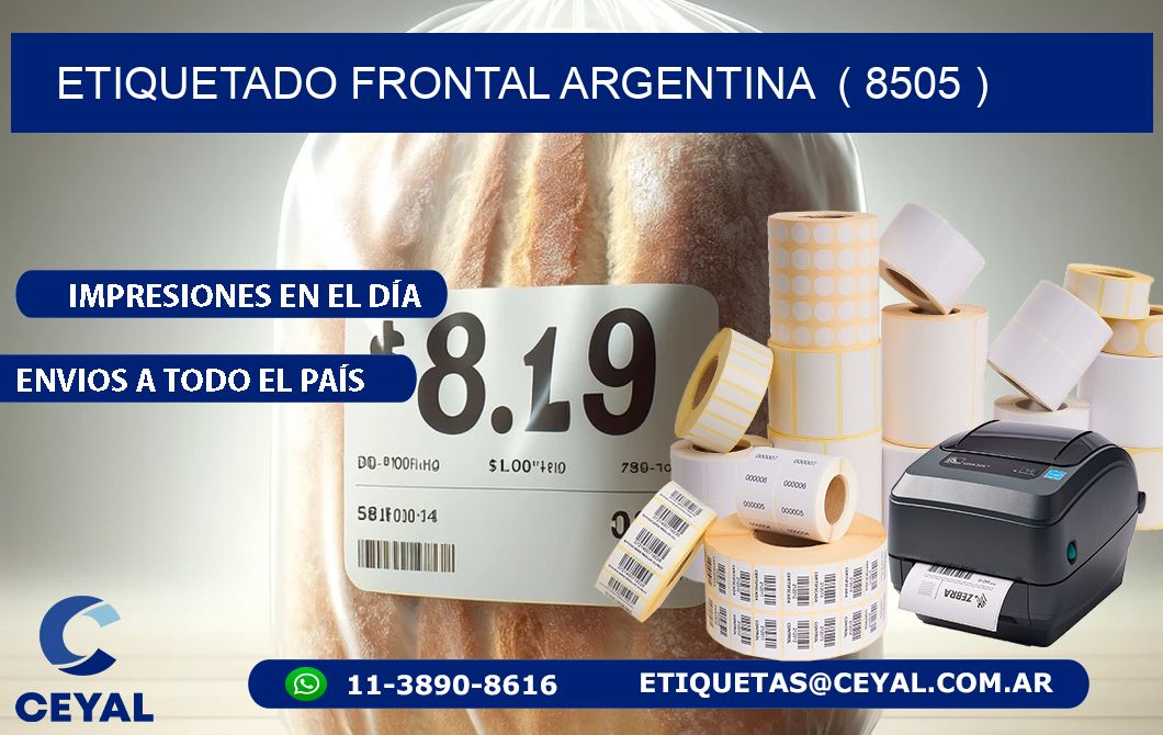 ETIQUETADO FRONTAL ARGENTINA ( 8505 )