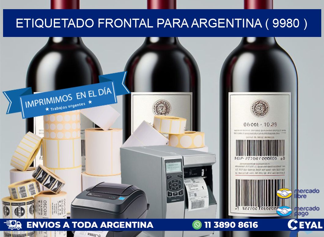 ETIQUETADO FRONTAL PARA ARGENTINA ( 9980 )