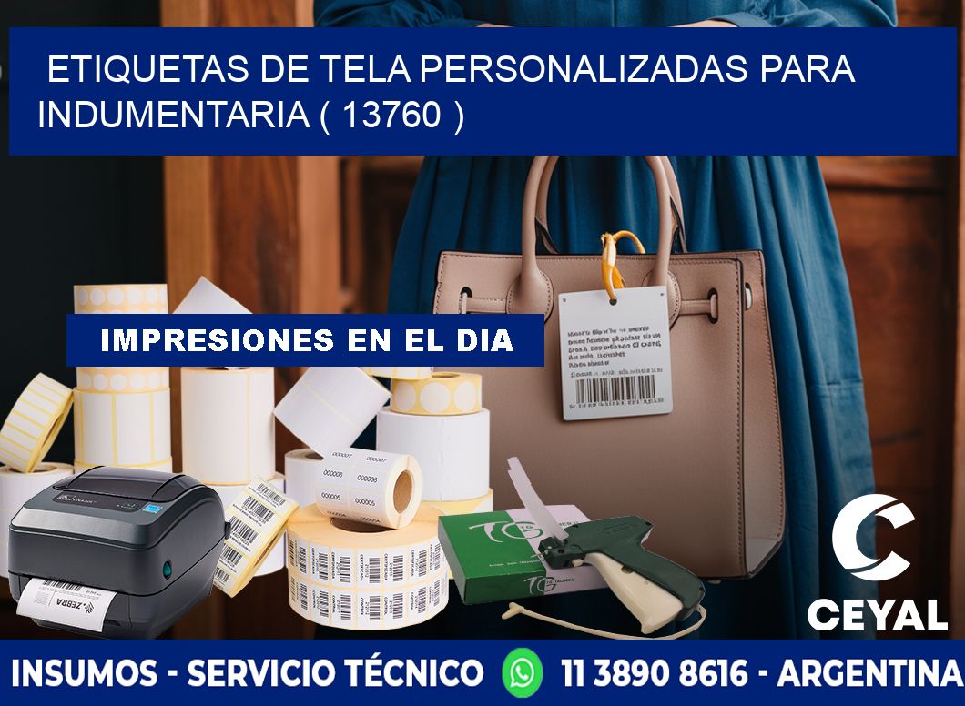 ETIQUETAS DE TELA PERSONALIZADAS PARA INDUMENTARIA ( 13760 )