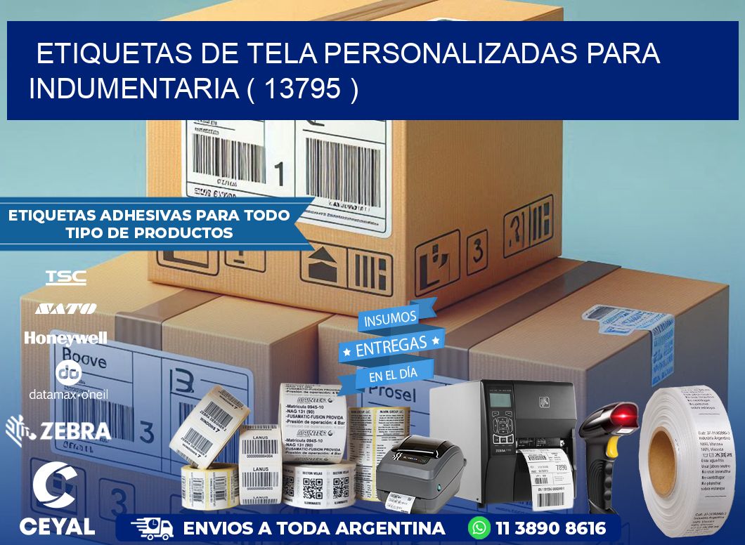 ETIQUETAS DE TELA PERSONALIZADAS PARA INDUMENTARIA ( 13795 )