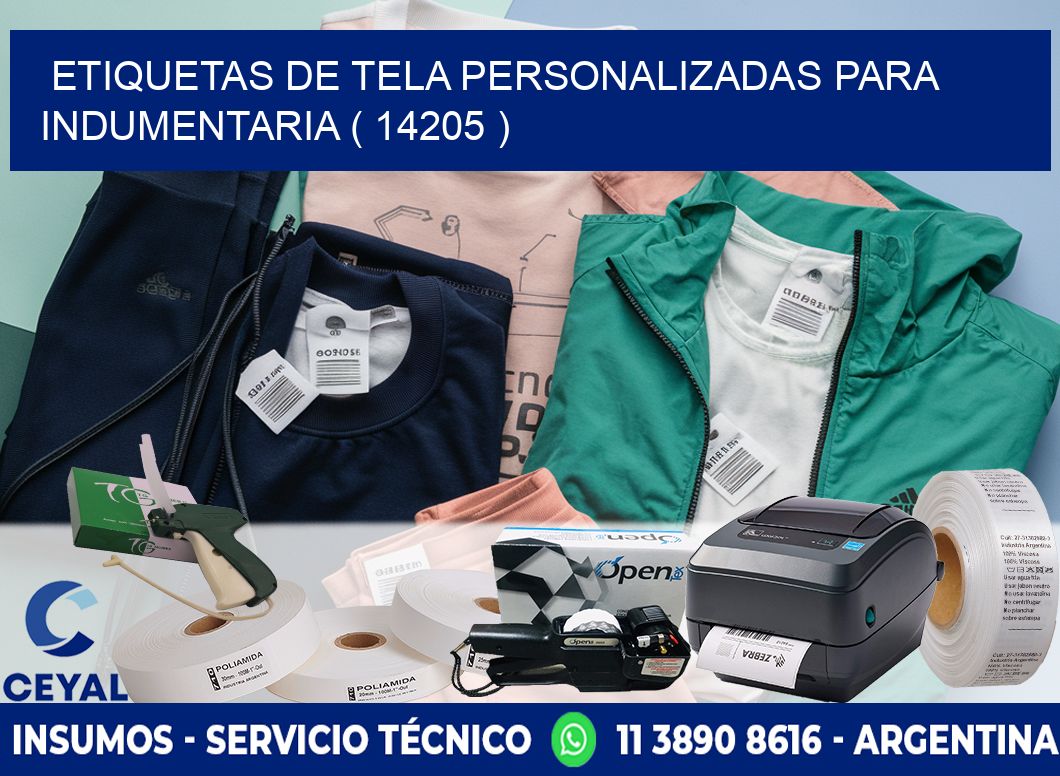 ETIQUETAS DE TELA PERSONALIZADAS PARA INDUMENTARIA ( 14205 )