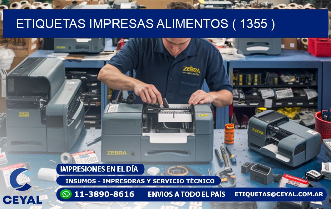 ETIQUETAS IMPRESAS ALIMENTOS ( 1355 )