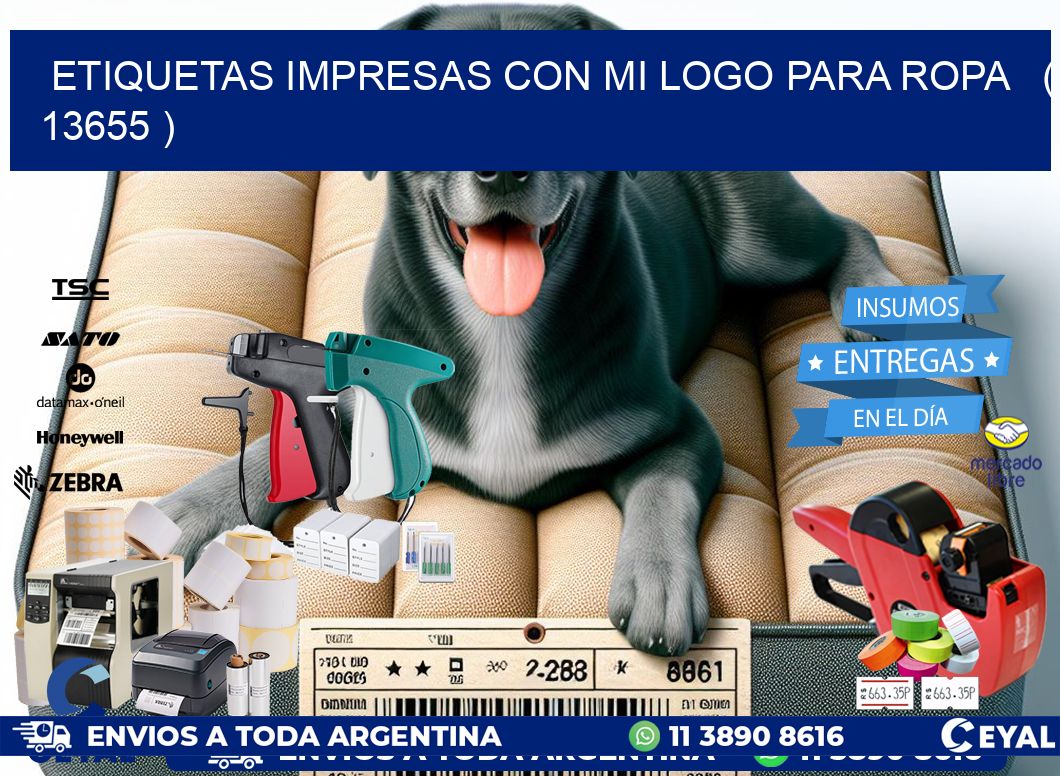 ETIQUETAS IMPRESAS CON MI LOGO PARA ROPA   ( 13655 )
