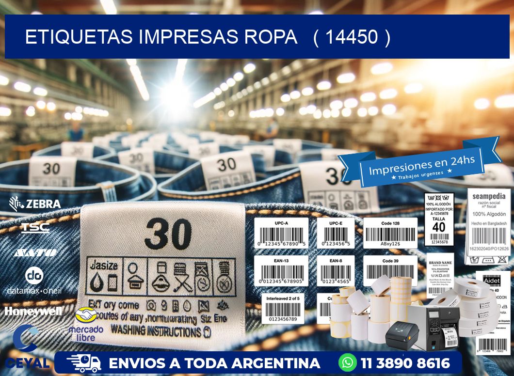 ETIQUETAS IMPRESAS ROPA   ( 14450 )