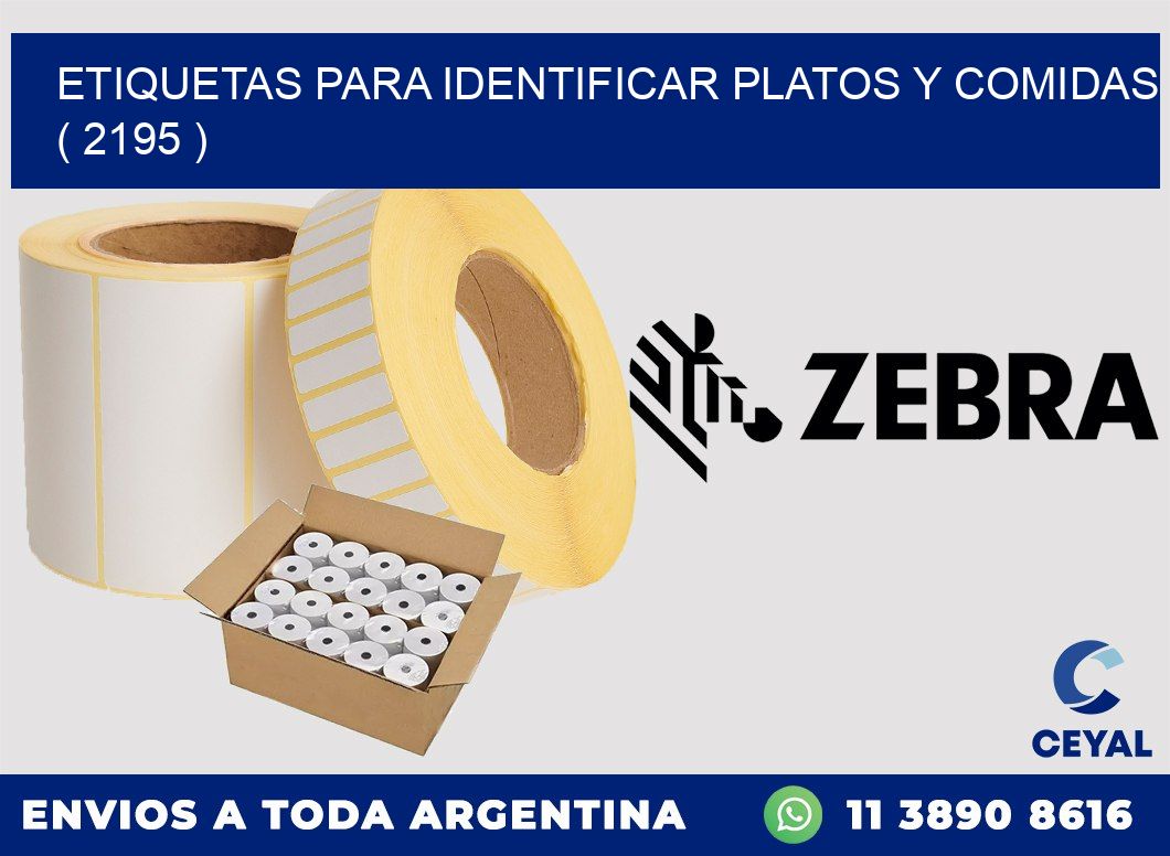 ETIQUETAS PARA IDENTIFICAR PLATOS Y COMIDAS ( 2195 )