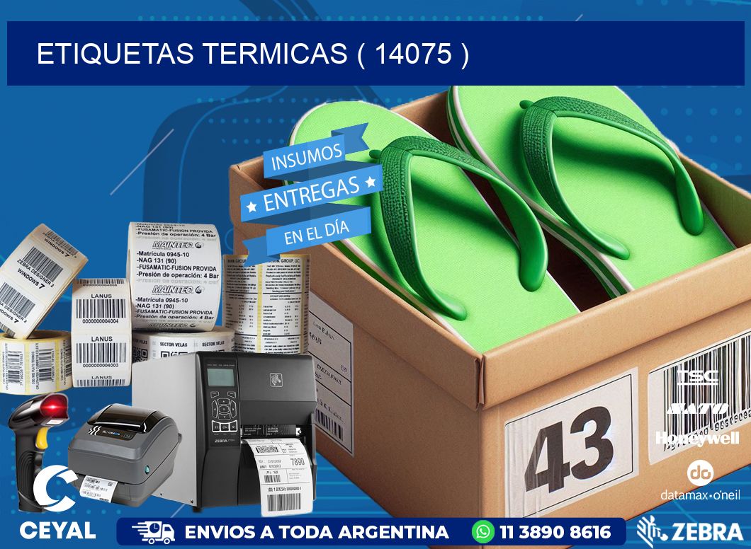 ETIQUETAS TERMICAS ( 14075 )