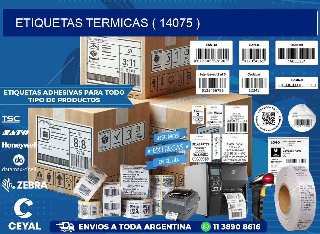 ETIQUETAS TERMICAS ( 14075 )