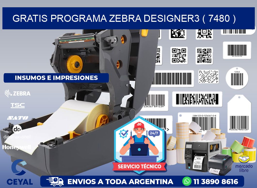 GRATIS PROGRAMA ZEBRA DESIGNER3 ( 7480 )
