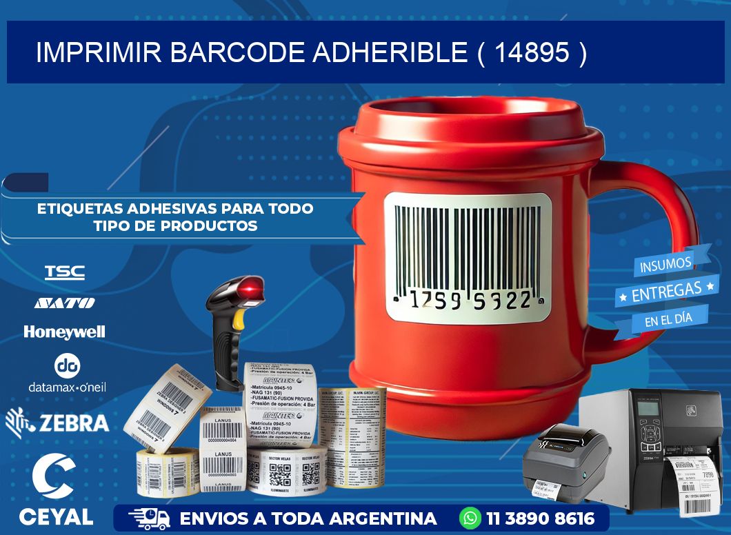 IMPRIMIR BARCODE ADHERIBLE ( 14895 )