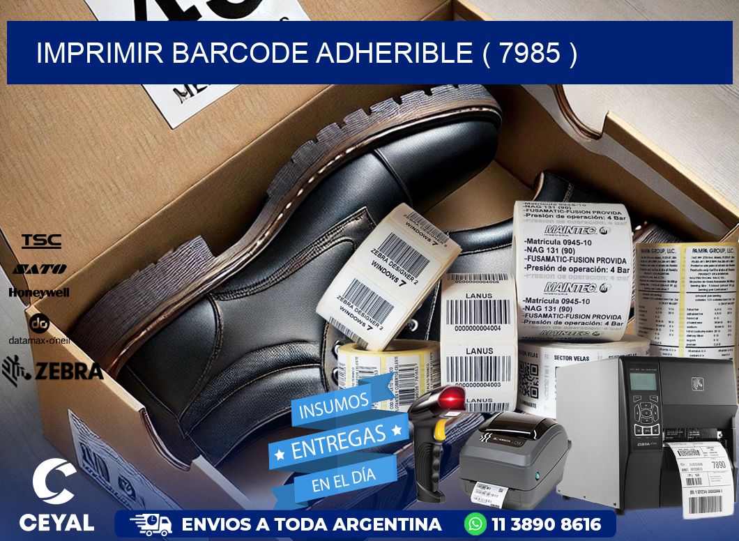 IMPRIMIR BARCODE ADHERIBLE ( 7985 )