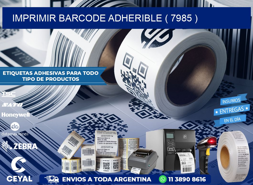 IMPRIMIR BARCODE ADHERIBLE ( 7985 )