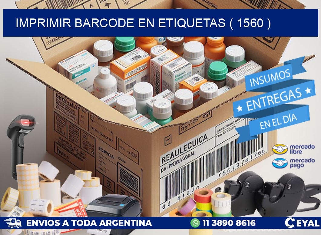 IMPRIMIR BARCODE EN ETIQUETAS ( 1560 )
