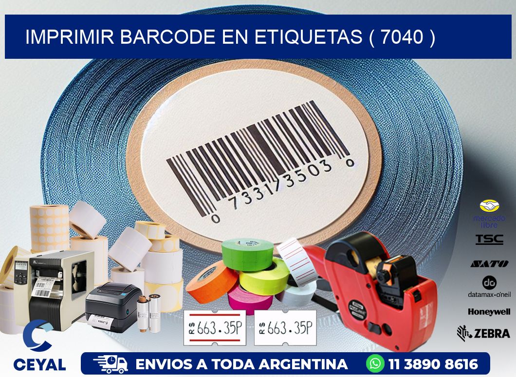 IMPRIMIR BARCODE EN ETIQUETAS ( 7040 )