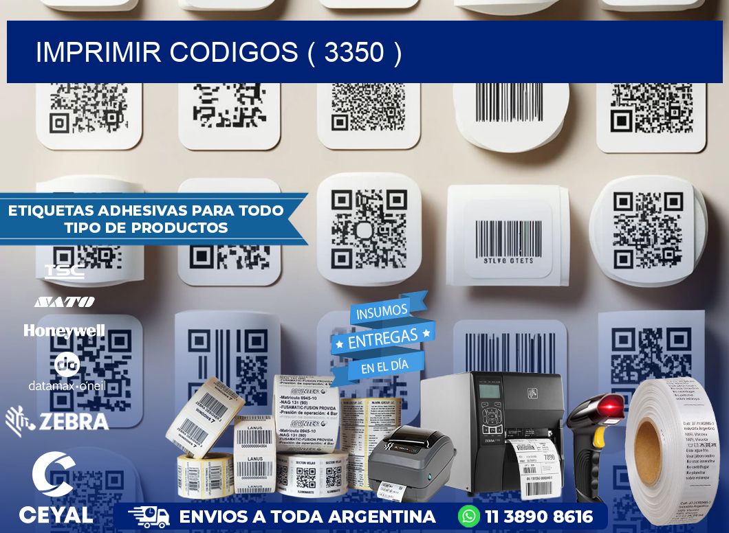 IMPRIMIR CODIGOS ( 3350 )