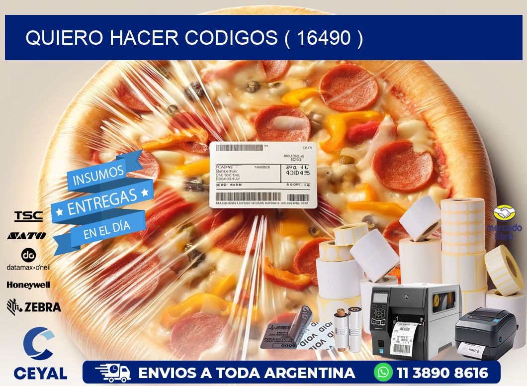 QUIERO HACER CODIGOS ( 16490 )