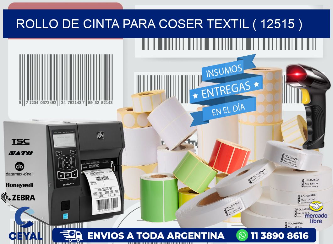 ROLLO DE CINTA PARA COSER TEXTIL ( 12515 )