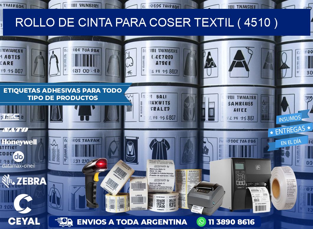 ROLLO DE CINTA PARA COSER TEXTIL ( 4510 )
