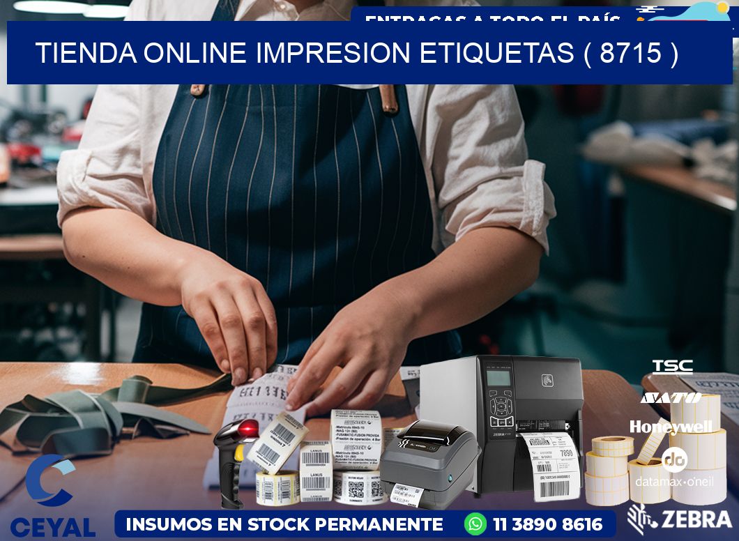 TIENDA ONLINE IMPRESION ETIQUETAS ( 8715 )
