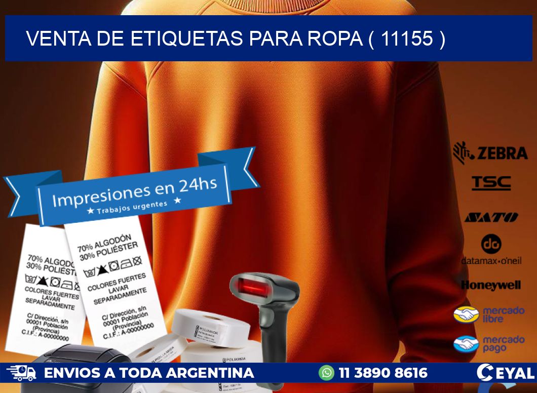 VENTA DE ETIQUETAS PARA ROPA ( 11155 )