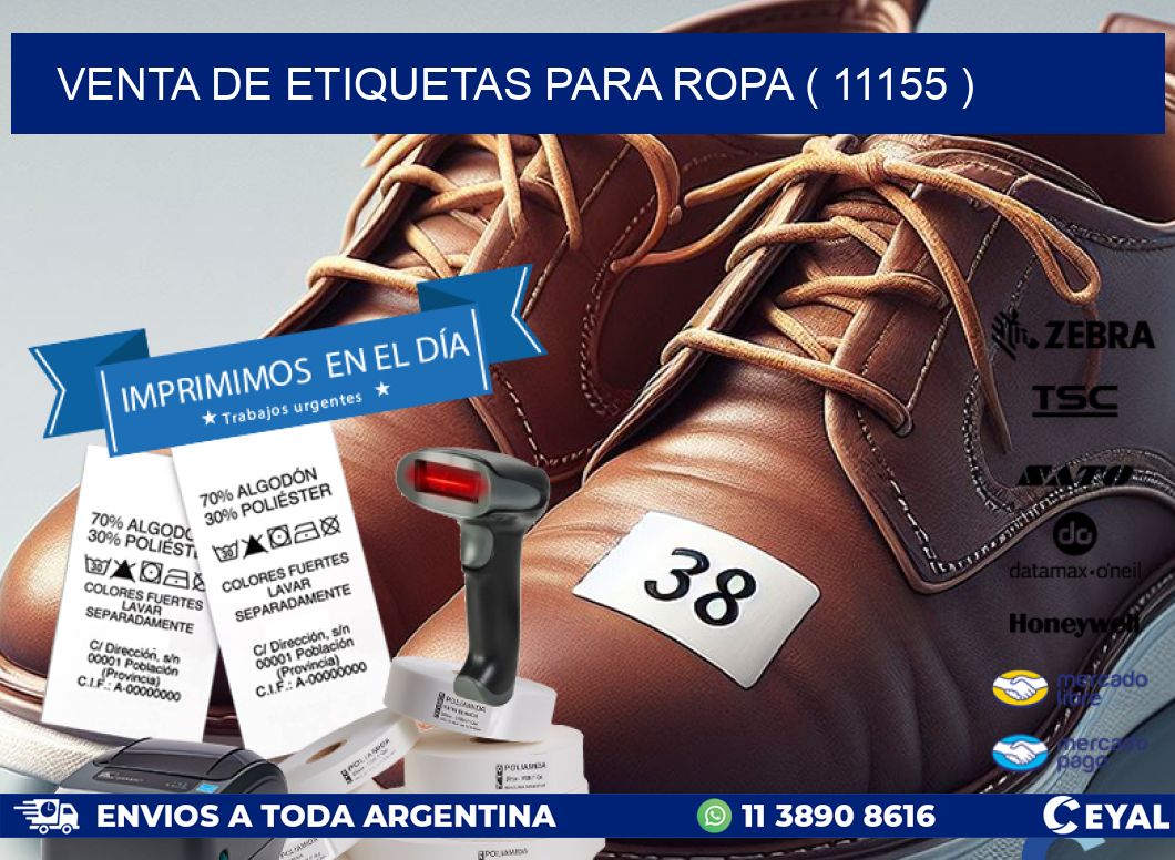 VENTA DE ETIQUETAS PARA ROPA ( 11155 )