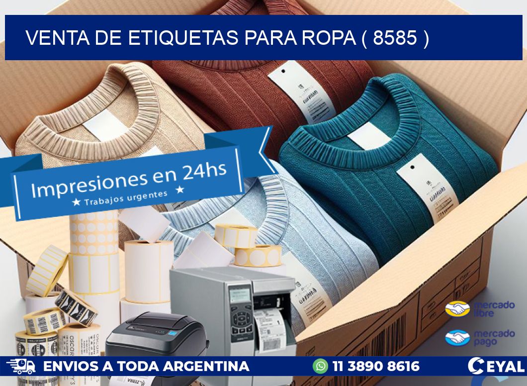 VENTA DE ETIQUETAS PARA ROPA ( 8585 )