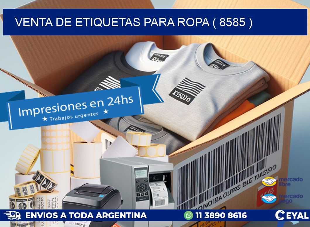 VENTA DE ETIQUETAS PARA ROPA ( 8585 )