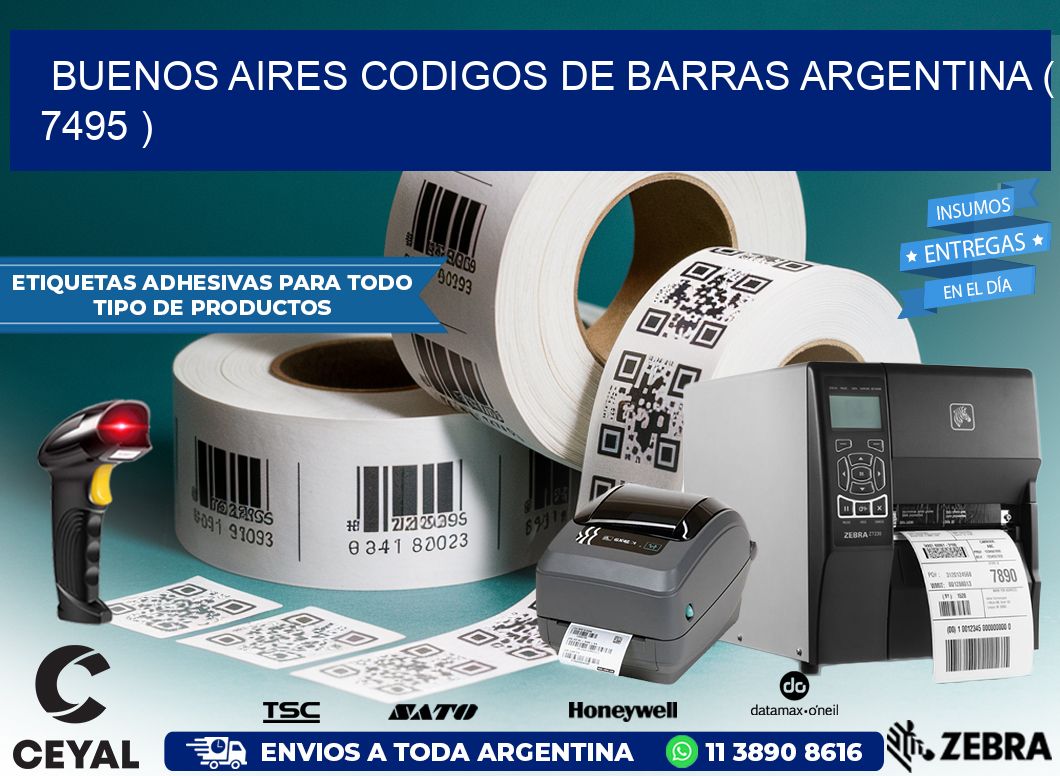 buenos aires codigos de barras argentina ( 7495 )
