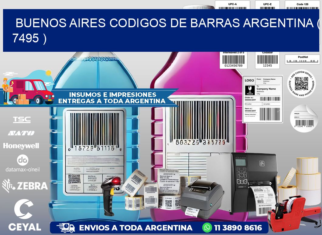 buenos aires codigos de barras argentina ( 7495 )