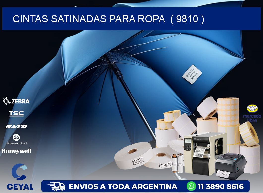 cintas satinadas para ropa  ( 9810 )