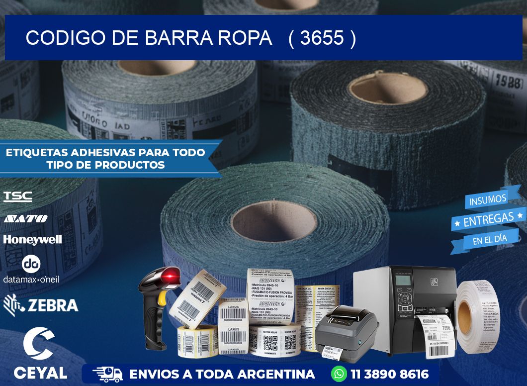 codigo de barra ropa   ( 3655 )