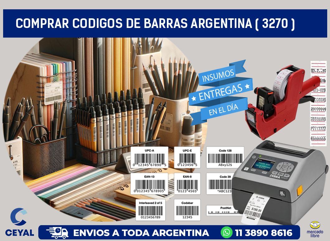 comprar codigos de barras argentina ( 3270 )