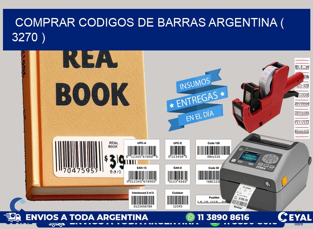 comprar codigos de barras argentina ( 3270 )