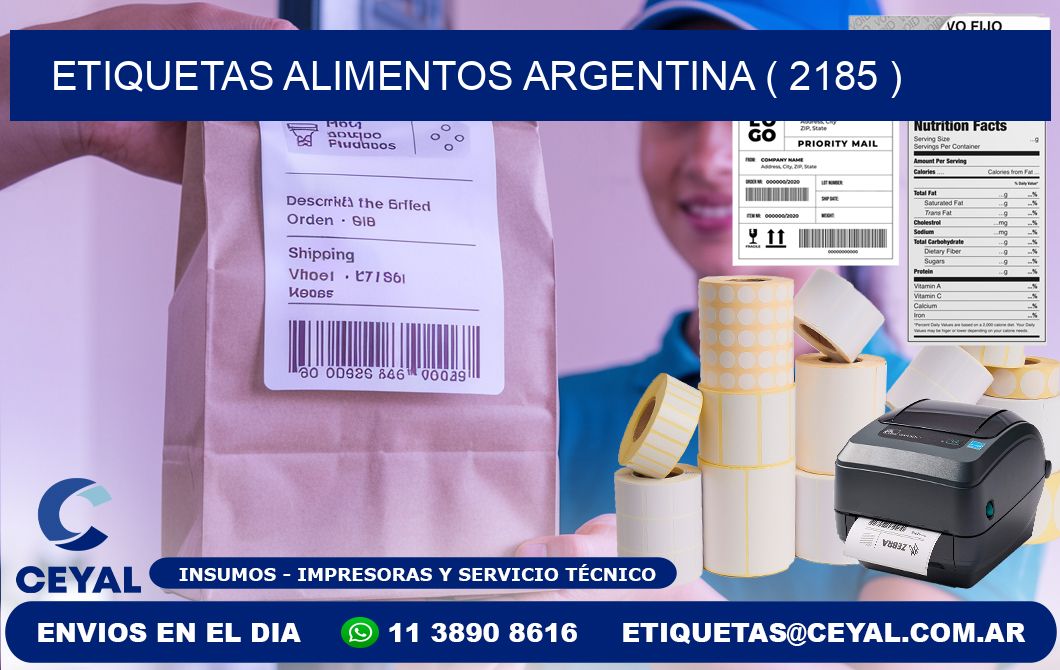 etiquetas alimentos argentina ( 2185 )