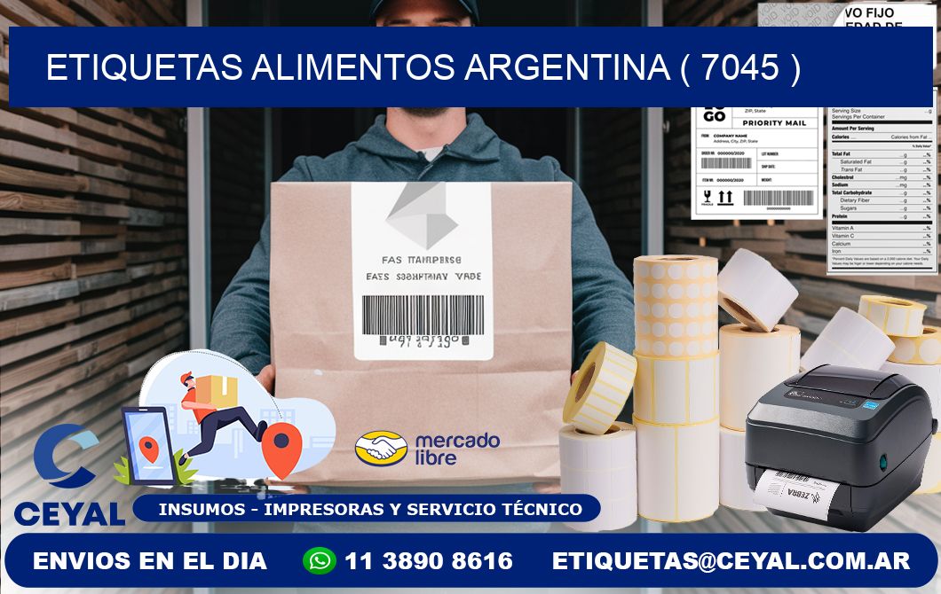 etiquetas alimentos argentina ( 7045 )