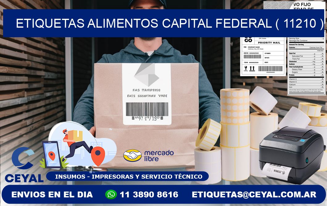 etiquetas alimentos capital federal ( 11210 )